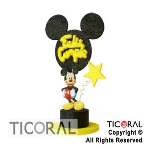 ADORNO TIMBAL C/FIGURA MICKEY TELGO F/C x 1